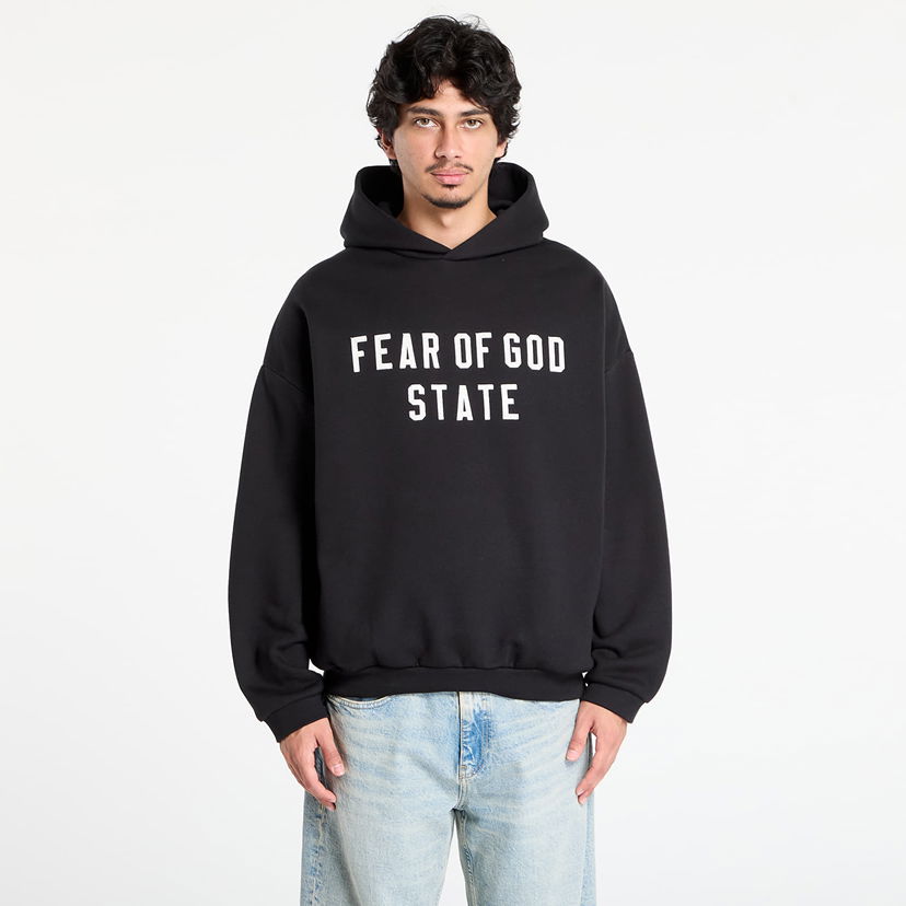Суитчър Fear of God Fear of God Essentials 90's Hoodie Черно | 192SP256210F-861