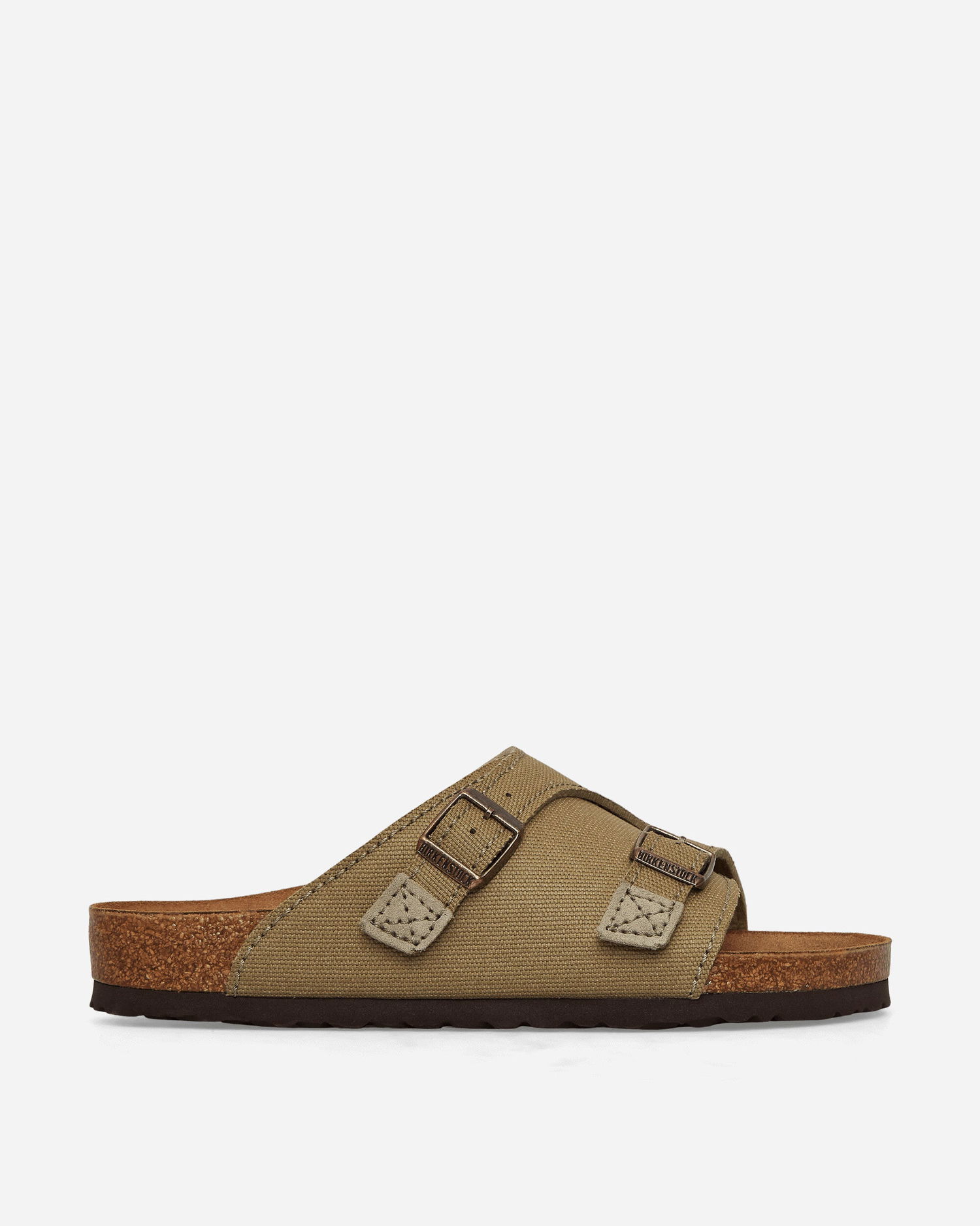 Кецове и обувки Birkenstock Zürich Suede Canvas Sandals Зелено | 1028755, 0