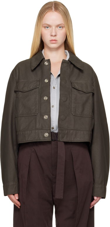 Яке LEMAIRE Lemaire Two Pocket Cropped Jacket Зелено | OW1139 LD1030, 0