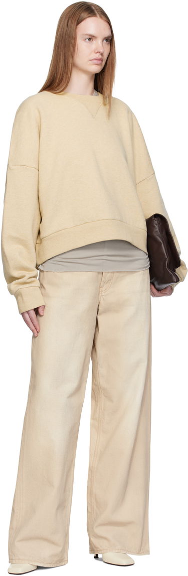 Суитчър Entire Studios Box Crew Sweatshirt Жълто | ES2126TP, 3