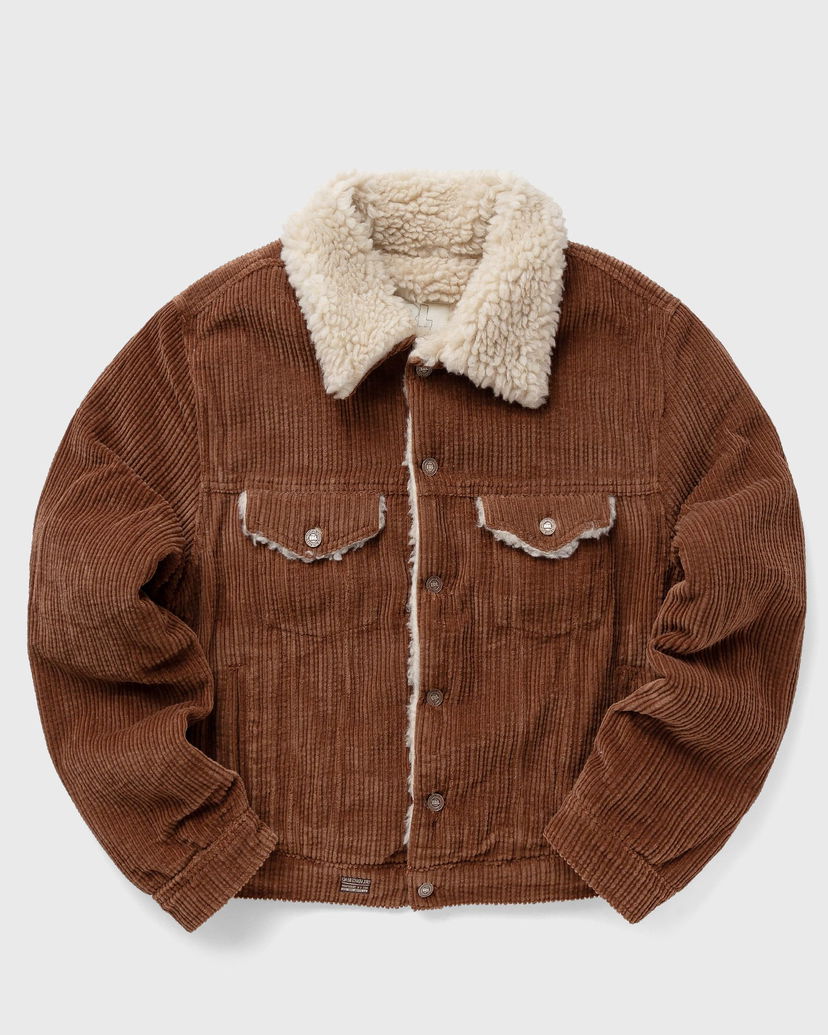 Яке ERL Sherpa Corduroy Trucker Jacket Кафяво | ERL09J003