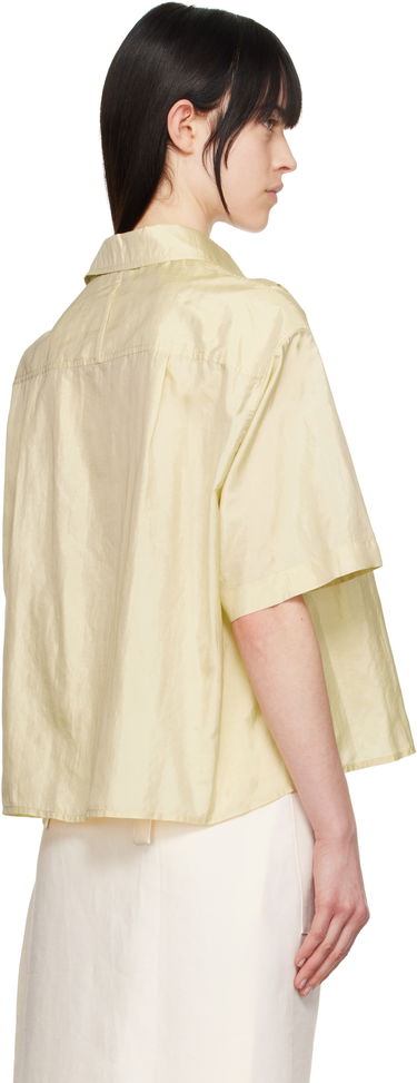 Риза Jil Sander Jil Sander Spread Collar Boxy Shirt Жълто | J40DL0167_J70003, 2