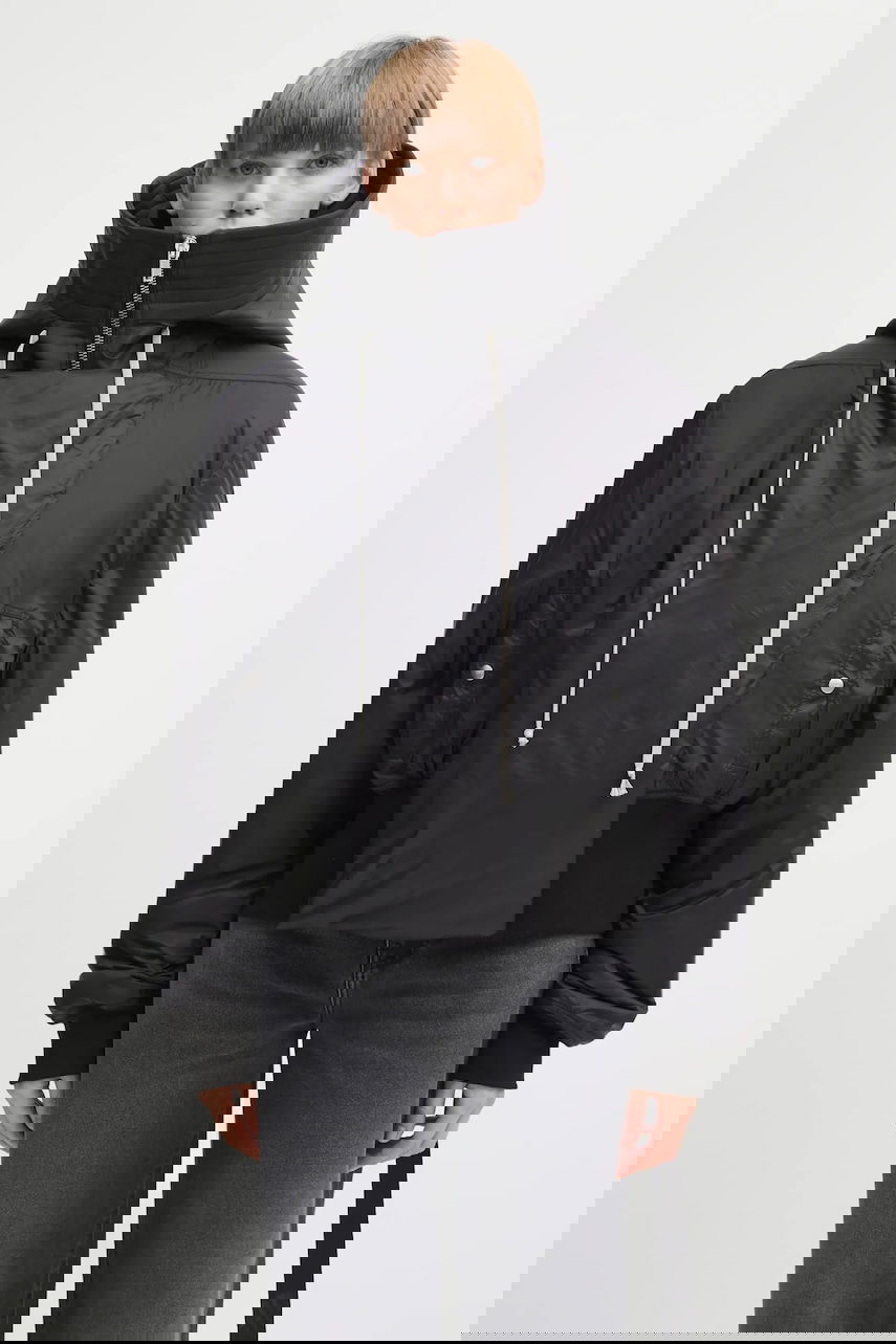 Парка Rick Owens Rick Owens DRKSHDW Cropped Alice Parka Oversize Черно | DS02E7731.NP, 0