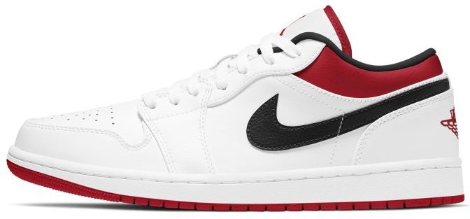 Кецове и обувки Jordan Air Jordan 1 Low Бяло | 553558-118, 0