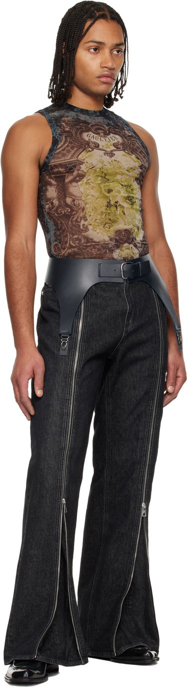 Колани Jean Paul Gaultier Leather Garter Belt 'The Garter' Черно | 25/04-W-AC040-L037-59, 3