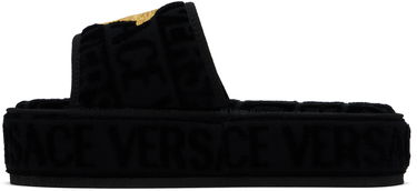 Облекло Versace Versace 'Versace' Allover Slippers Черно | ZSL000003_ZCOSP052, 2
