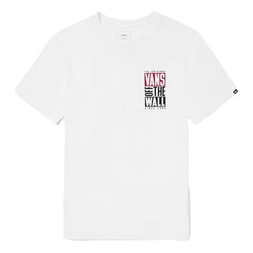 Тениска Vans Vans Alphabet Print T-Shirt Бяло | VN0A4MM5WHT, 0
