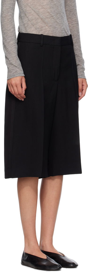 Къси панталони Jil Sander Jil Sander Viscose Silk Blend Straight Shorts Черно | J01KA0189_J65005, 1