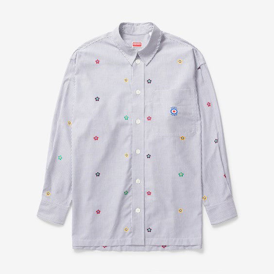 Риза KENZO Target Oversized Shirt Сиво | FD65CH5079LJ.97, 0