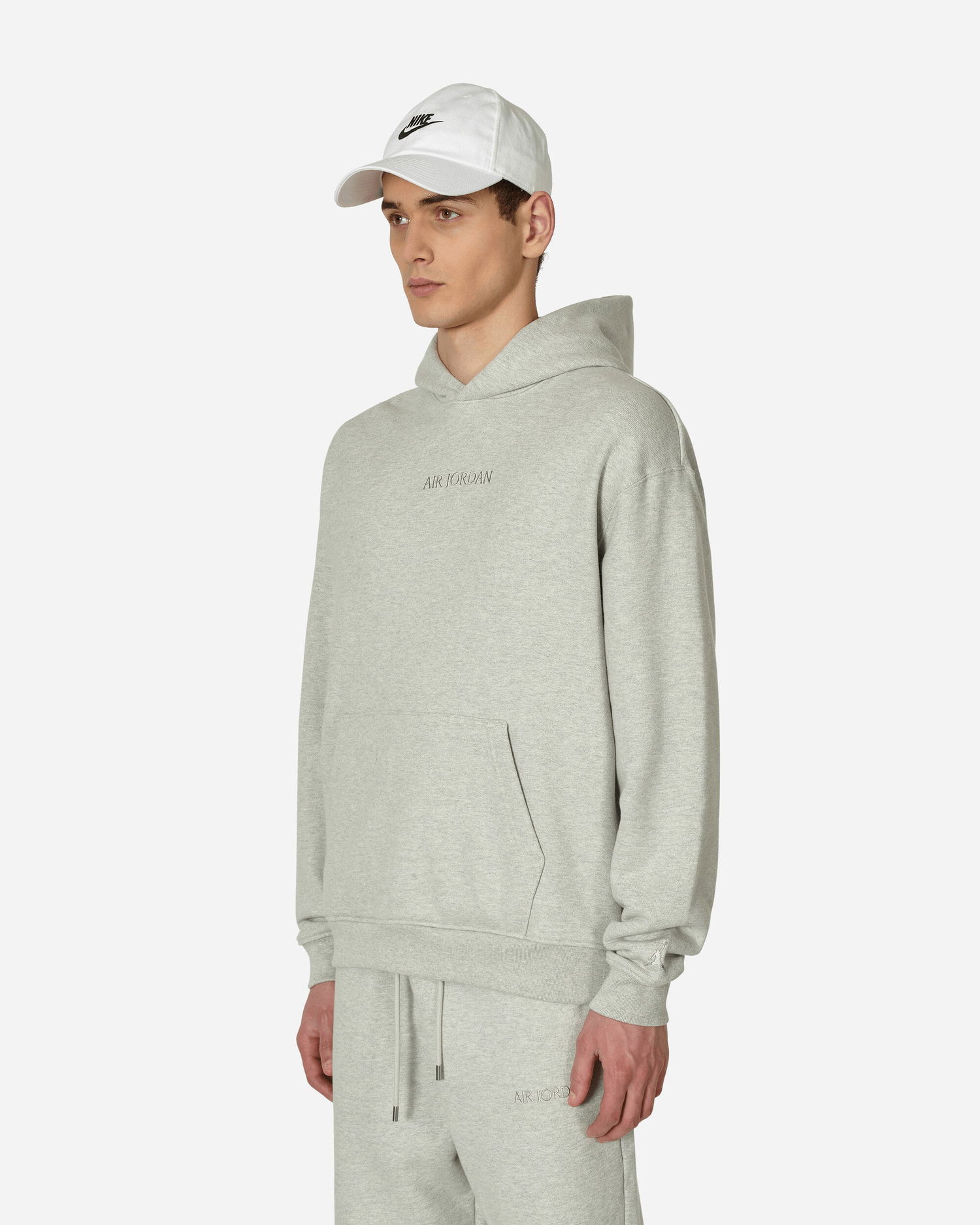 Суитчър Jordan Wordmark Fleece Hooded Sweatshirt Grey Сиво | FJ1966-050, 1