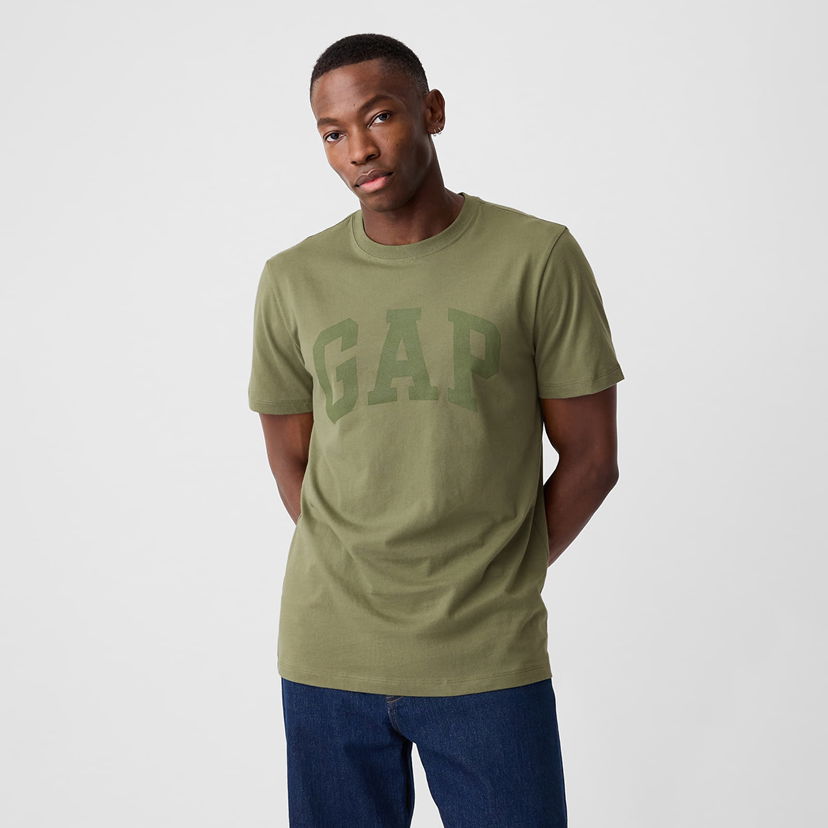 Тениска GAP T-shirt Logo Tee Walden Green XS Зелено | 856659-16