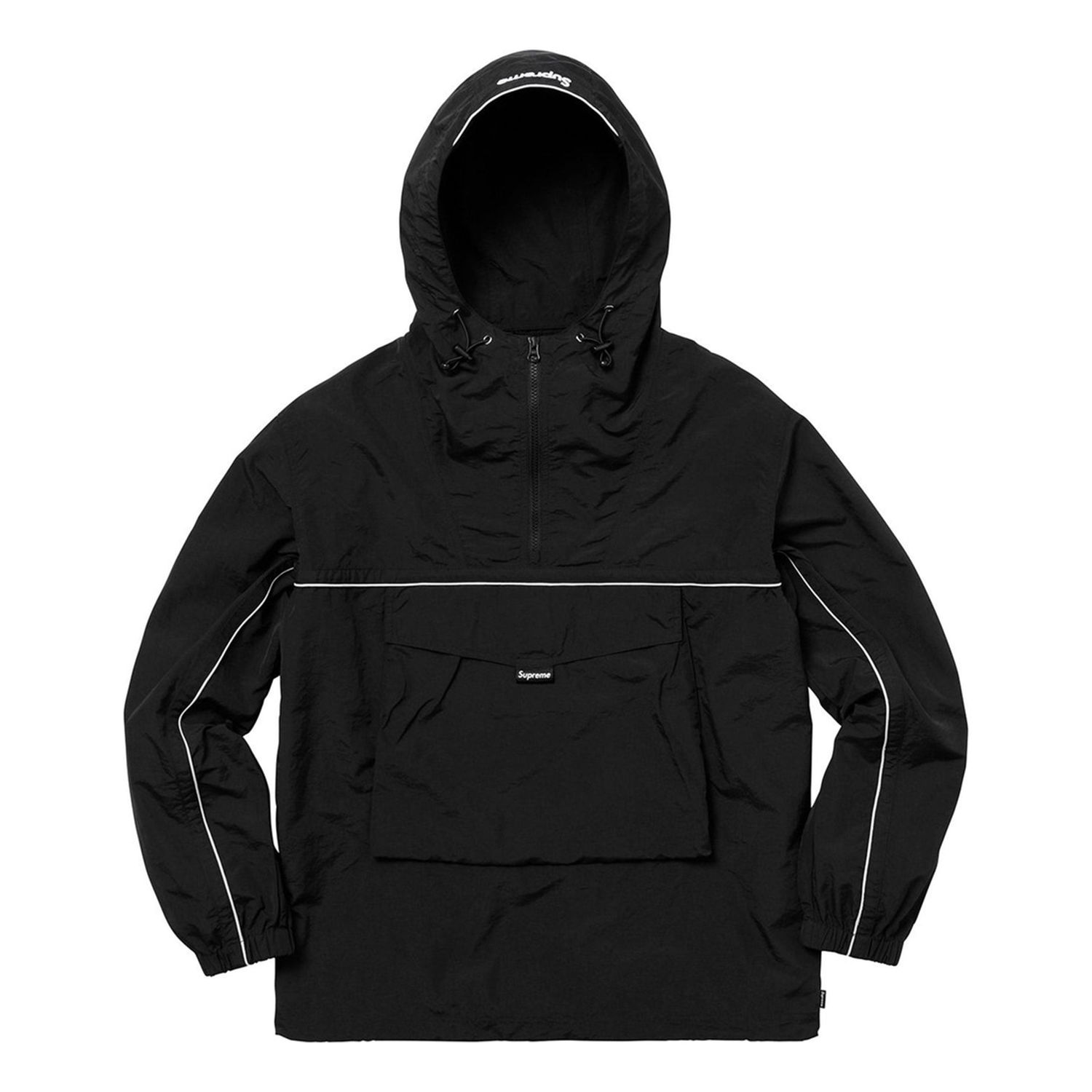 Ветровка Supreme Split Anorak Hooded Jacket Черно | SUP-SS18-545, 0