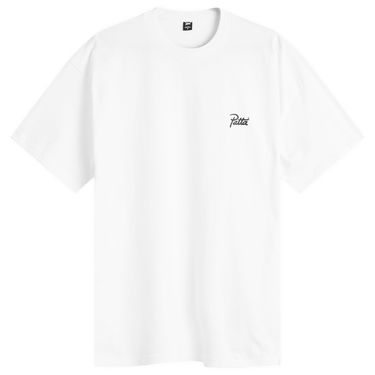 Тениска Patta Script Logo T-Shirt, Size X-Small Бяло | POC-AW25-1000-290-0071-002, 0