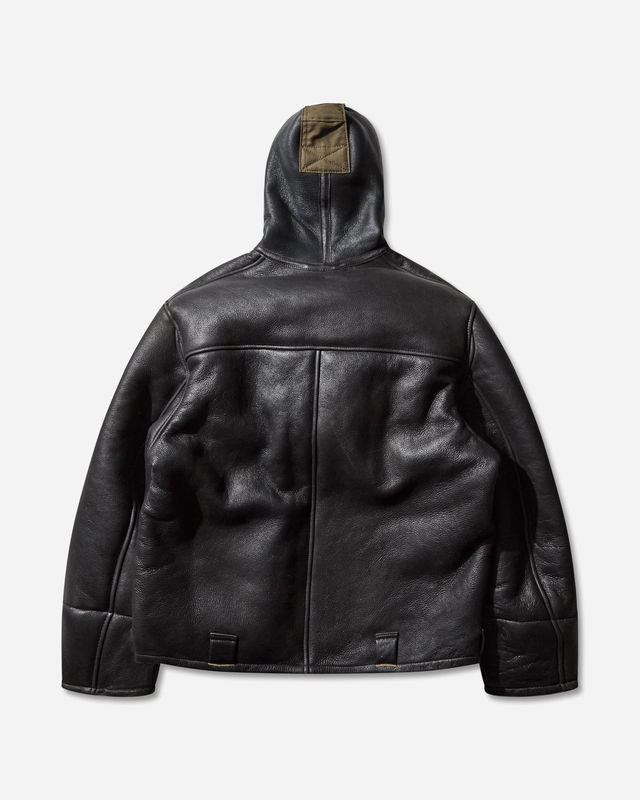 Blizzard Hooded Leather Jacket