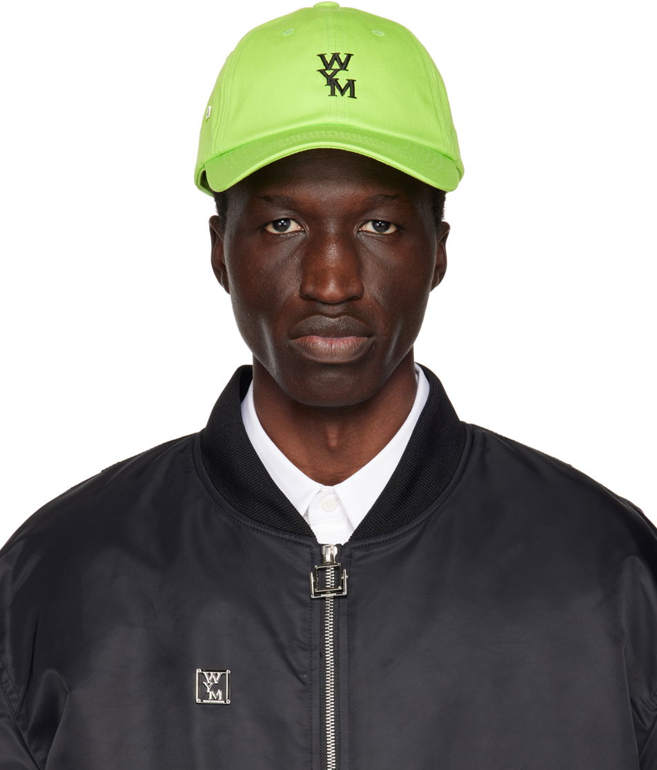 Шапка с козирка WOOYOUNGMI WOOYOUNGMI Embroidered Baseball Cap Зелено | W231AC51, 0
