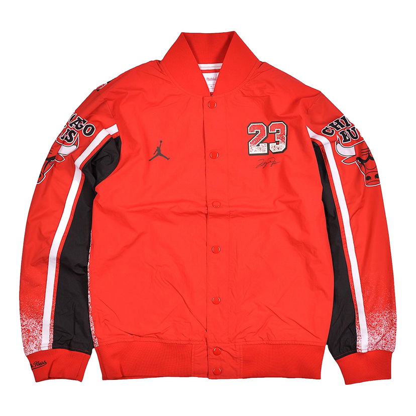 Яке бомбър Jordan Mitchell & Ness Chicago Bulls 1988 All Star Warm Up Jacket Червено | CW0884-657