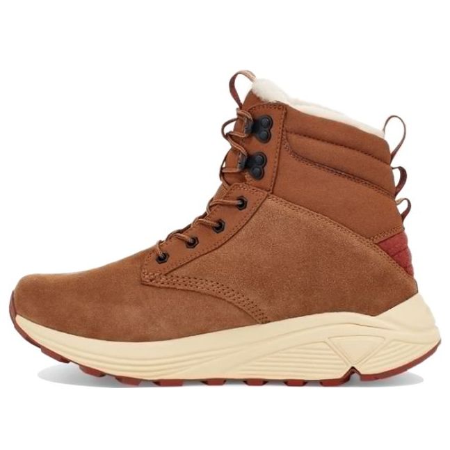 Кецове и обувки UGG Miwo Utility Suede High Top Waterproof Boots Кафяво | 1114570-CHE, 0