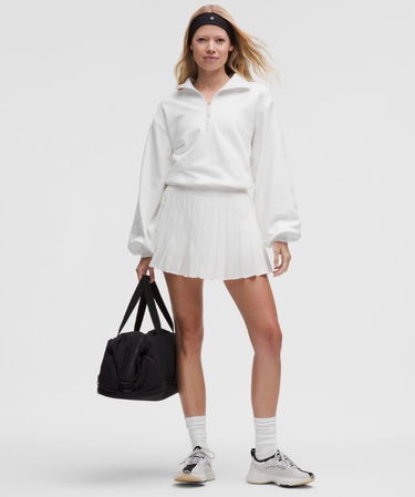 Суитчър lululemon Terry Cotton Tennis 1/2 Zip Top Бяло | prod20002823, 1