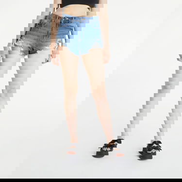 Къси панталони Noisy May High Waisted Denim Shorts Синьо | 27020604, 0