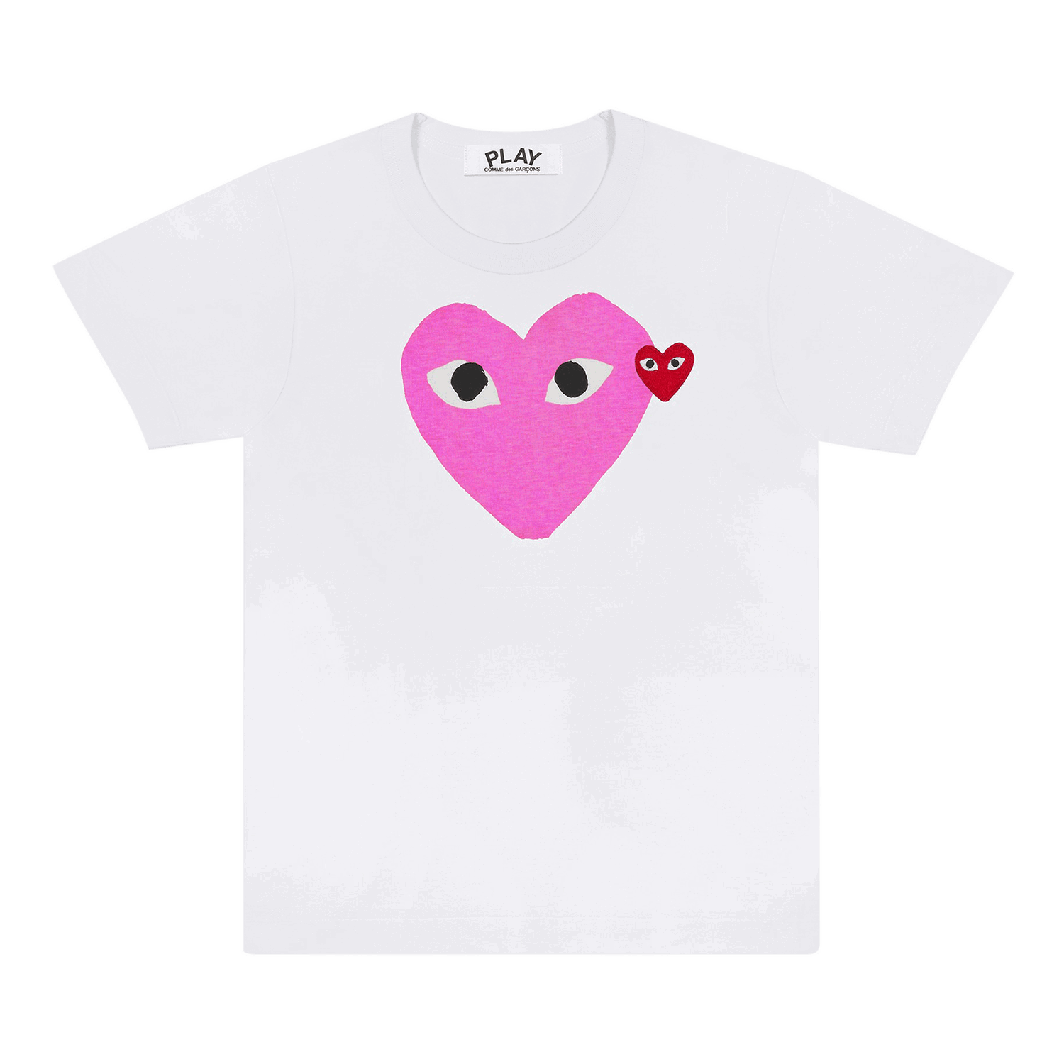 Тениска Comme des Garçons PLAY Colored Heart T-Shirt Бяло | AZ T105 051 4, 0