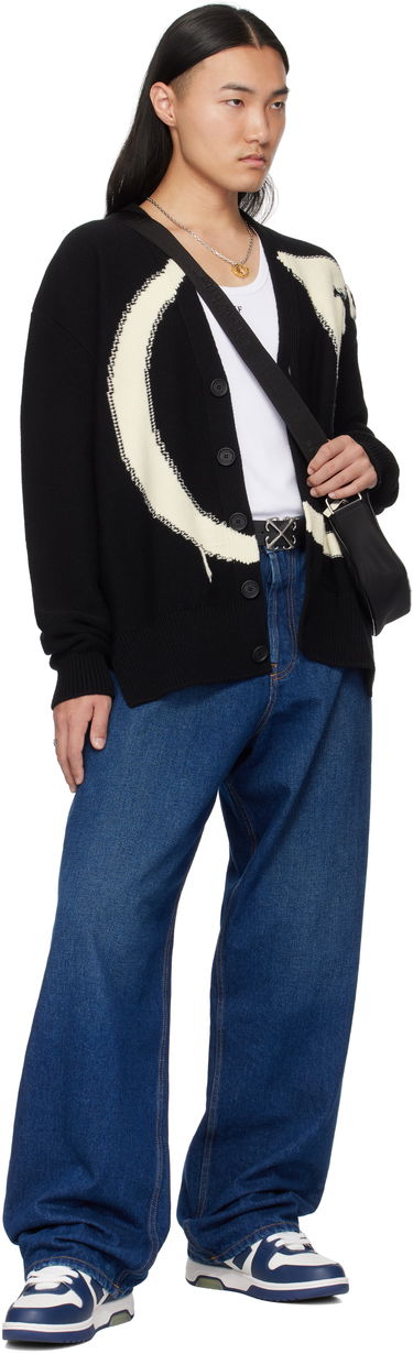 Дънки Off-White Off-White Loose Fit Jeans Синьо | OMYA180C99DEN0024400, 4