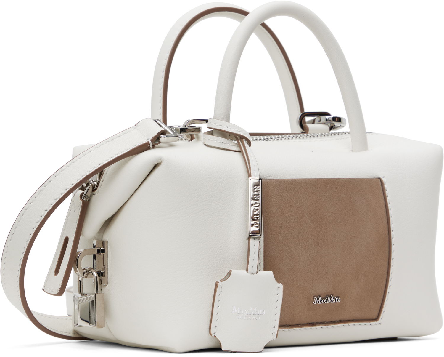 Дамска чанта Max Mara Max Mara Small Holdall Bag Бяло | 2514511101600, 1
