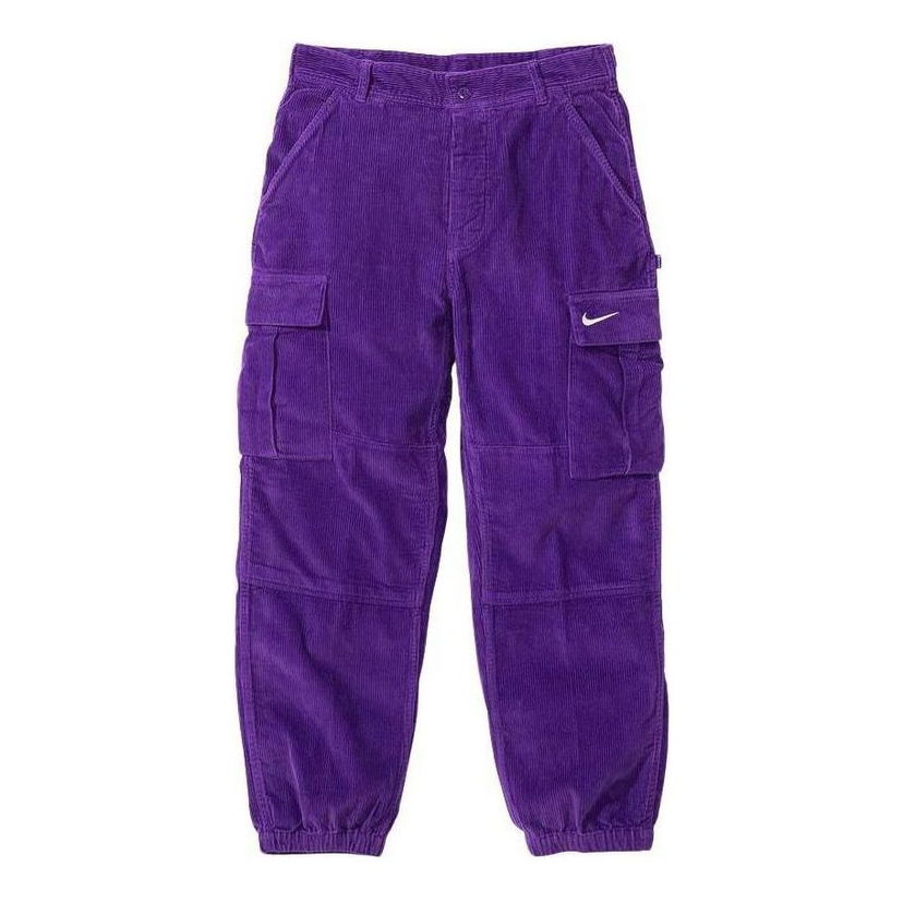 Карго панталони Supreme Supreme x Nike Arc Corduroy Cargo Pants Лилаво | SUP-SS22-826