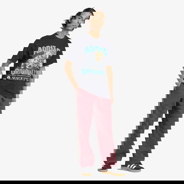 Спортни панталони adidas Originals Adidas PREM TP Sweatpants Бургунди | JV7592, 4