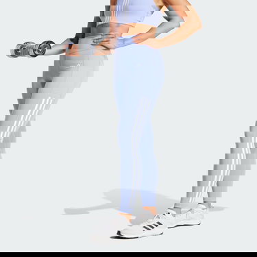 Клинове adidas Performance Optime 3-Stripes Full-Length Leggings Лилаво | IZ2718, 3
