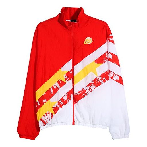 Ветровка Nike Throwback Woven Jacket Червено | CK6622-658