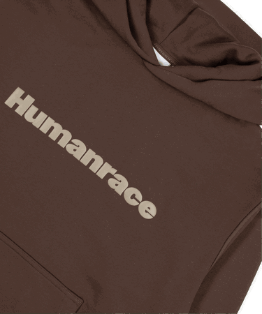 Суитчър adidas Originals Pharell Williams x Basics Hood Кафяво | HI2958, 2