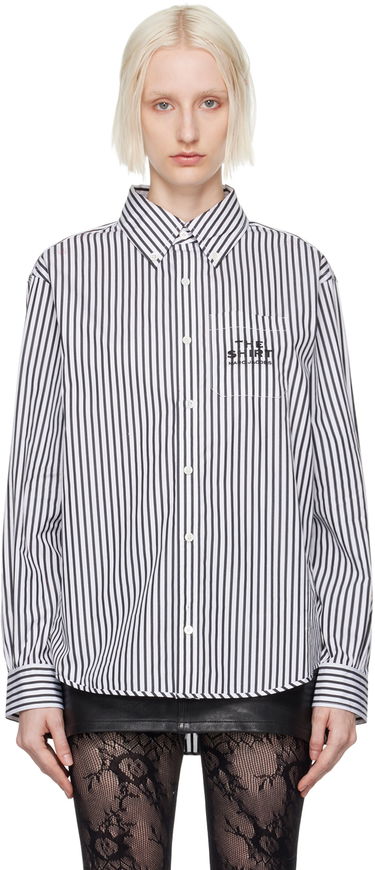 Риза Marc Jacobs Marc Jacobs Striped Button-Down Shirt Бяло | 2F4RTP054W21, 0