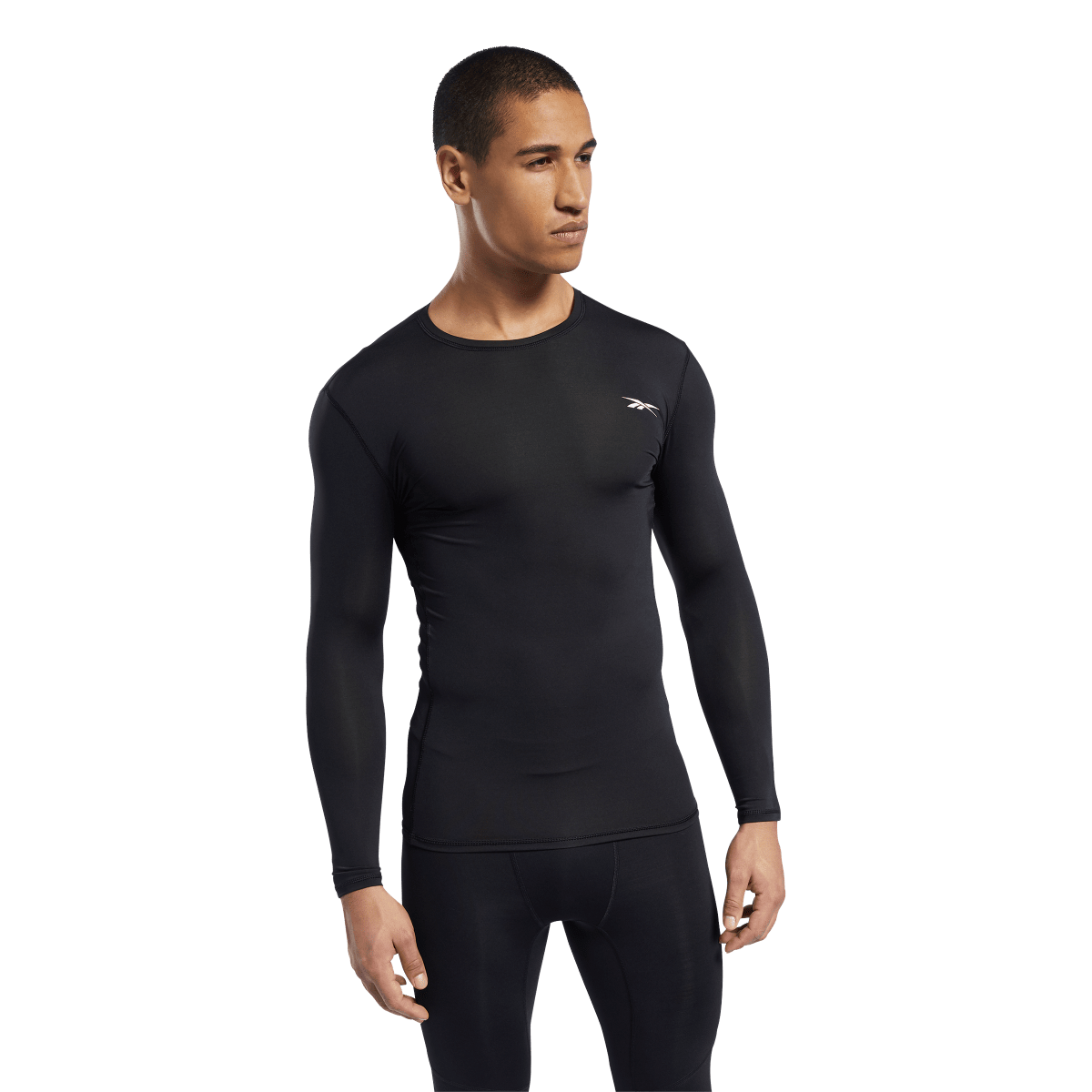 Тениска Reebok WOR Compression Long Sleeve Solid Top Черно | FP9105, 0