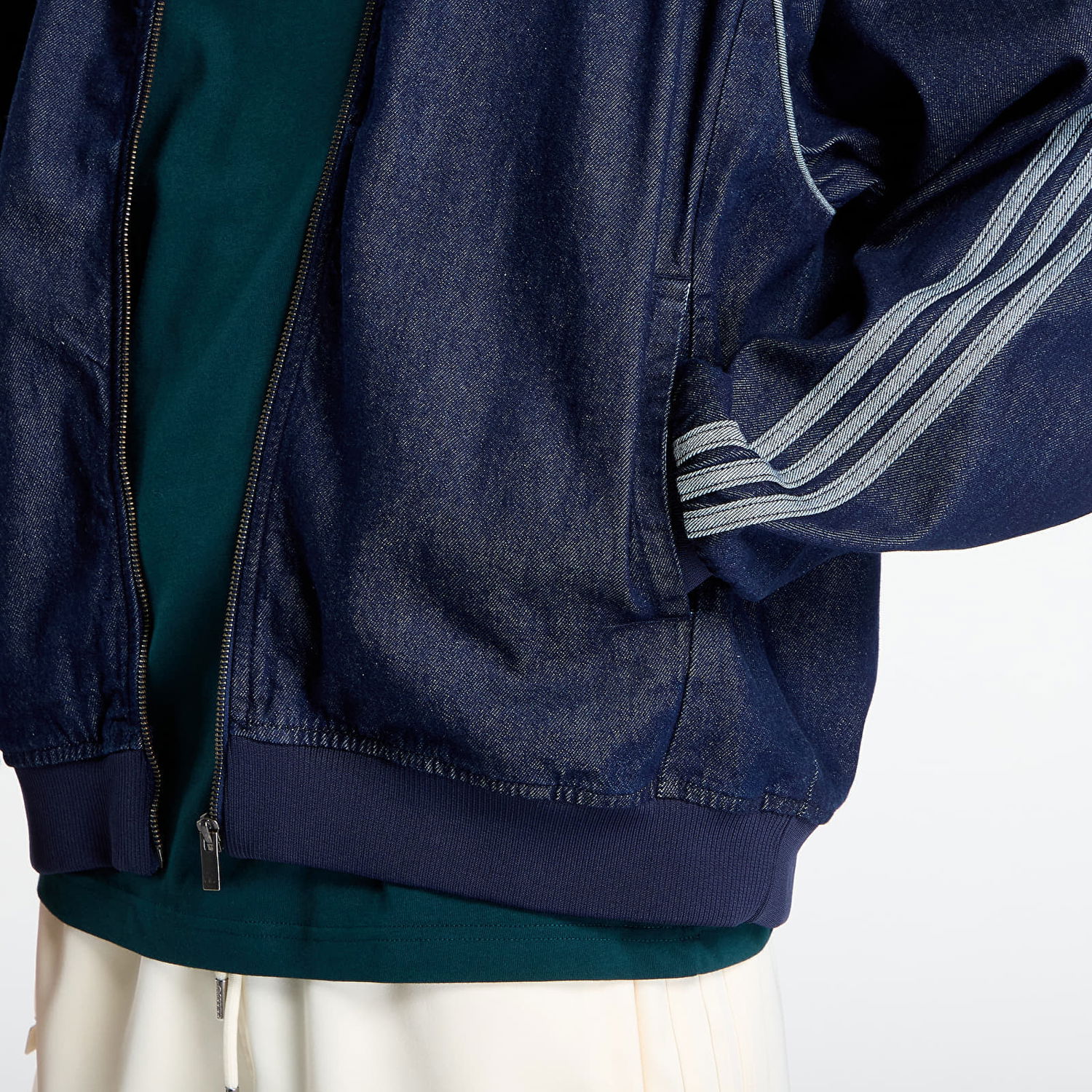 Яке adidas Originals SST Adicolor Loose Denim Jacket Тъмно синьо | JX6461, 1