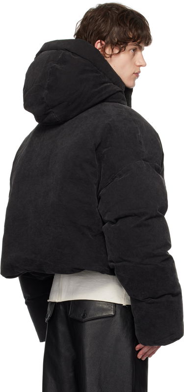 Пухо яке Entire Studios Puffer Down Jacket With Hood Черно | ES2396IR, 2