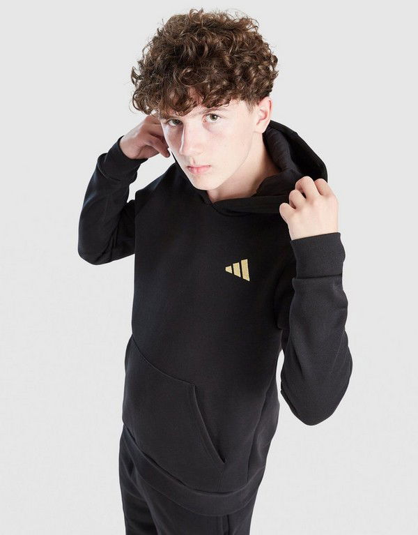 Суитчър adidas Originals Fleece HD Hoodie Черно | KC8853, 1