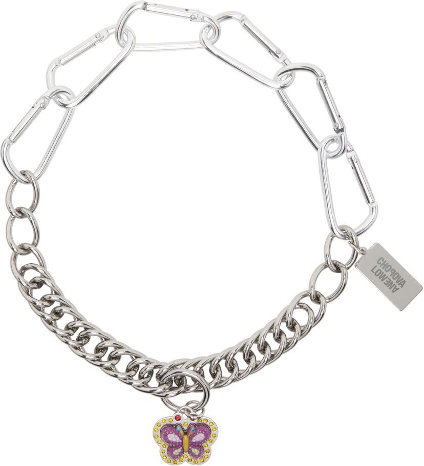 Колие Chopova Lowena Chopova Lowena B Fly Carabiner Necklace Металик | 6558