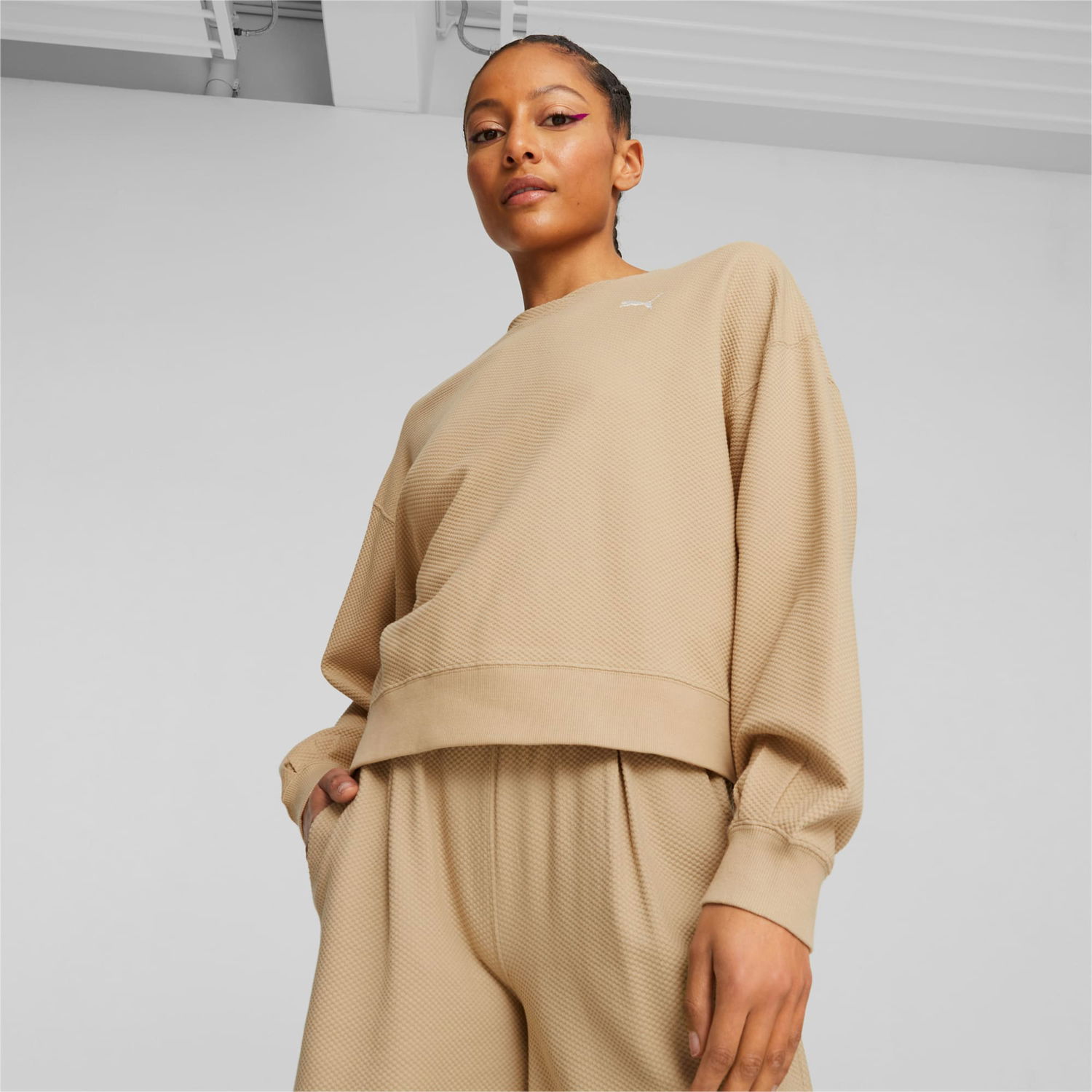 Суитчър Puma HER Sweatshirt Бежово | 676004_84, 0