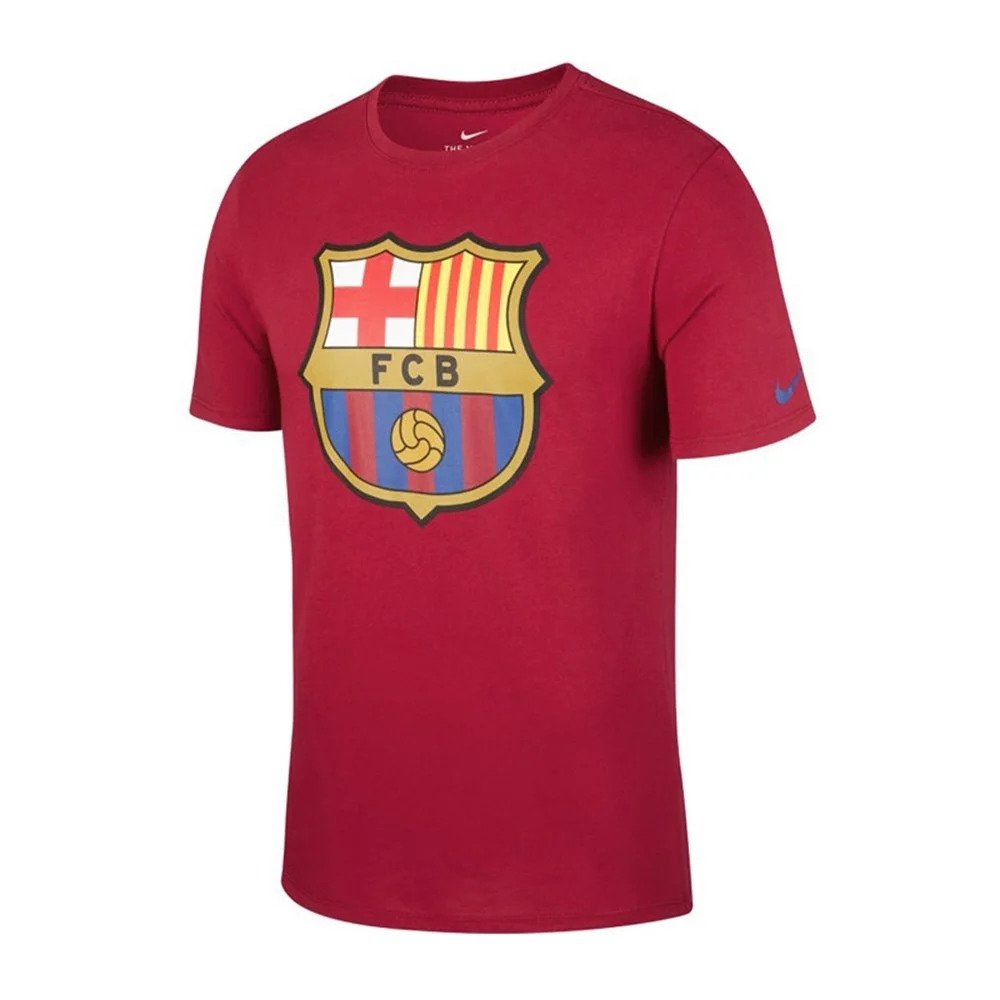 Фланелка Nike FC Barcelona Crest T-Shirt Червено | 898621-620, 0