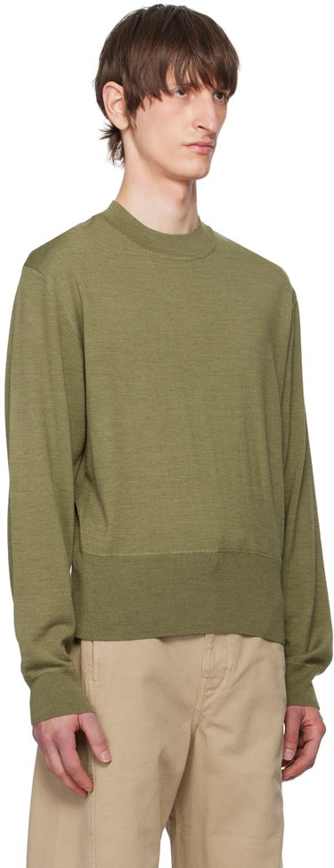 Пуловер LEMAIRE Mock Neck Sweater Зелено | TO1195 LK087, 1