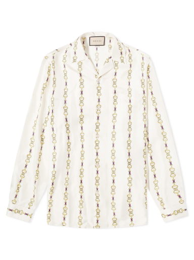 Horsebit Vacation Shirt Ivory