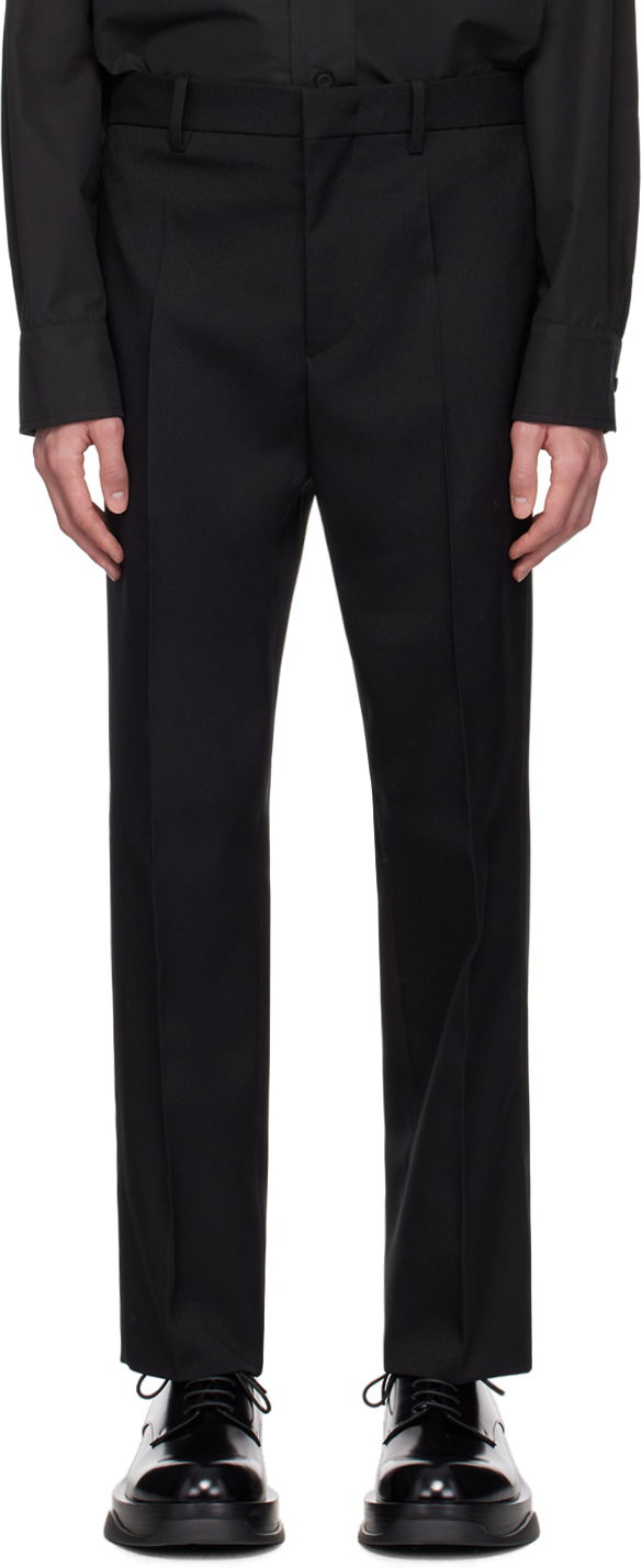 Панталони Jil Sander Black Tailored Trousers Черно | J22KA0107_J70001