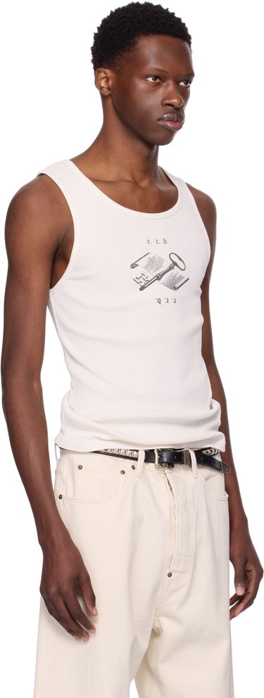 Потник Enfants Riches Déprimés Enfants Riches Déprimés Academic Tank Top Бяло | 010-839, 1