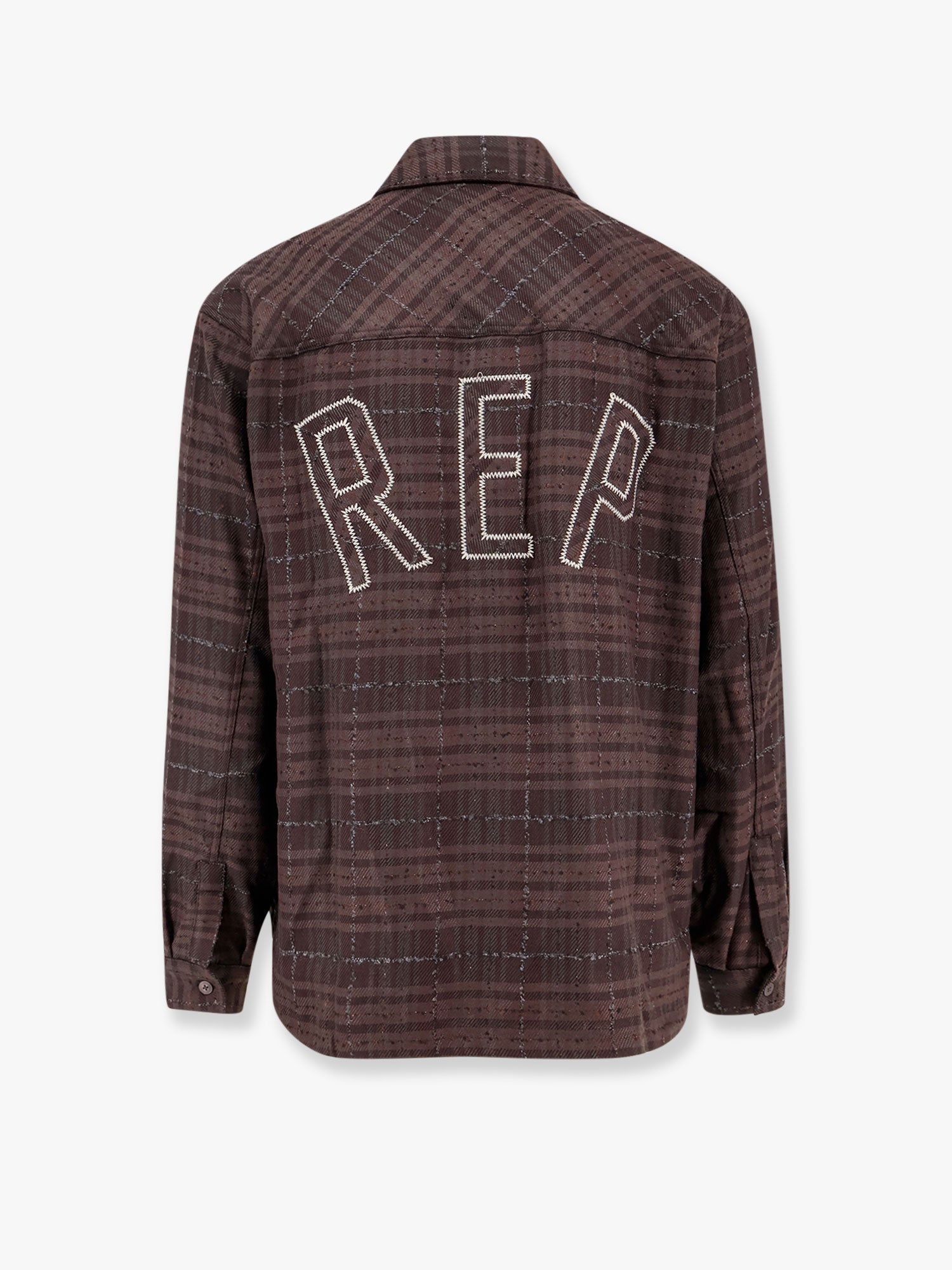 Риза Represent Clo Brown Checkered Buttoned Shirt Кафяво | MLM2158064, 1