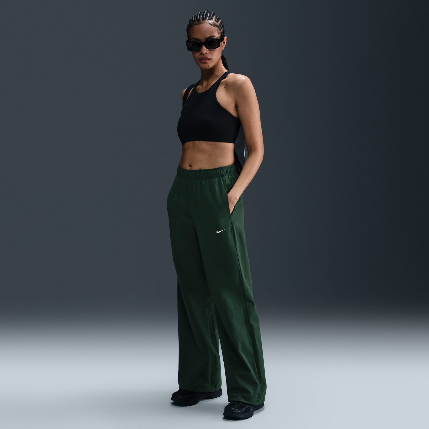 Спортни панталони Nike Nike Sportswear Woven Pants Зелено | IB6457-323, 0