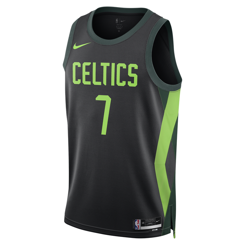 Фланелка Nike Dri-FIT NBA Swingman Jaylen Brown Boston Celtics City Edition 2024/25 Зелено | FQ4335-010