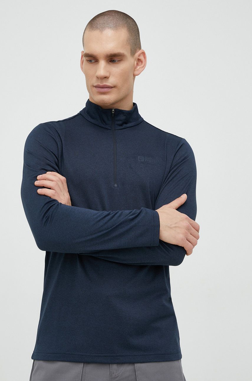 Тениска Jack Wolfskin Sky Thermal Shirt Тъмно синьо | 1808771, 0
