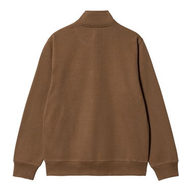 Суитчър Carhartt WIP Chase Neck Zip Sweatshirt "Tamarind / Gold" Кафяво | I027038_1R0_XX, 5