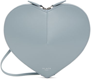 Чанта през рамо Alaïa Heart Shaped Leather Crossbody Bag Синьо | AA1P003C0Y75, 0