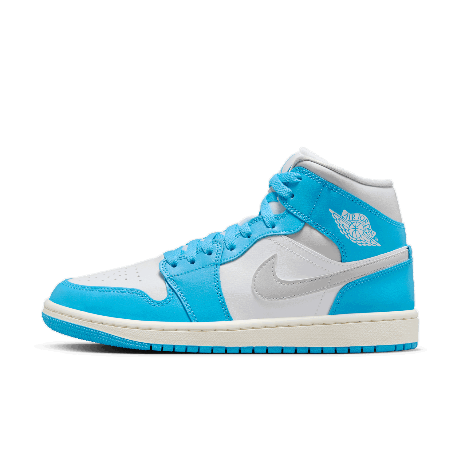 Кецове и обувки Jordan Air Jordan 1 Mid Dark Powder Blue Синьо | BQ6472-400, 1